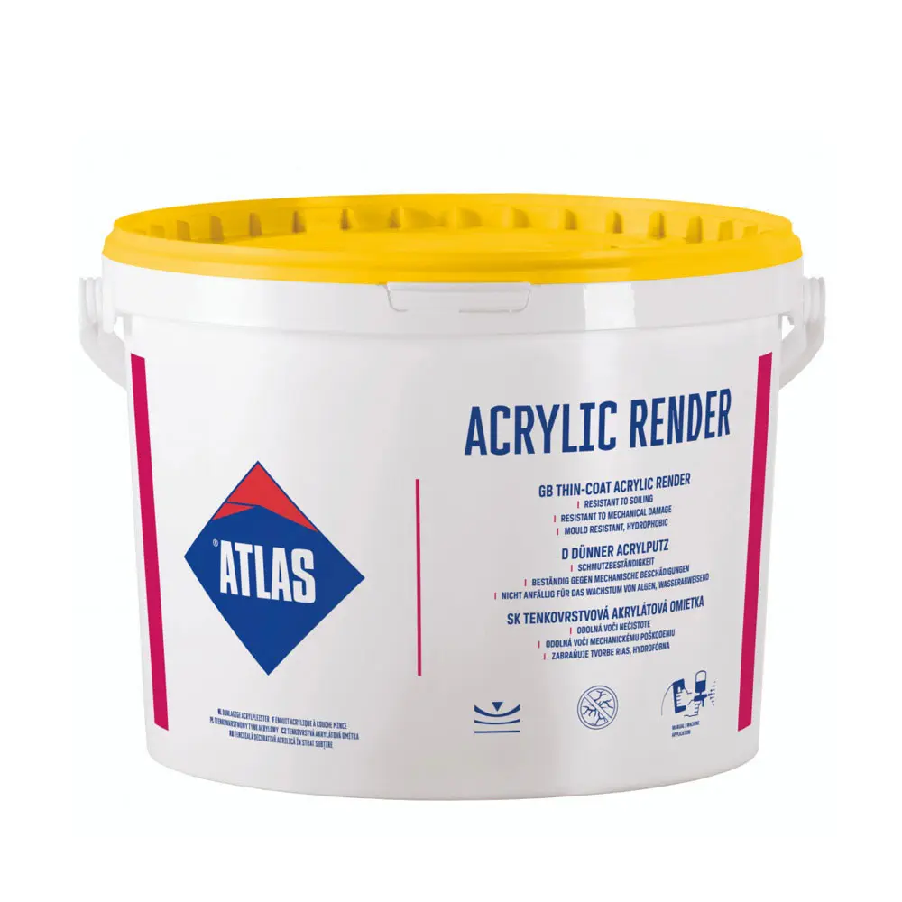 Atlas Acrylic render N15 SAH 1.5mm white -25kg