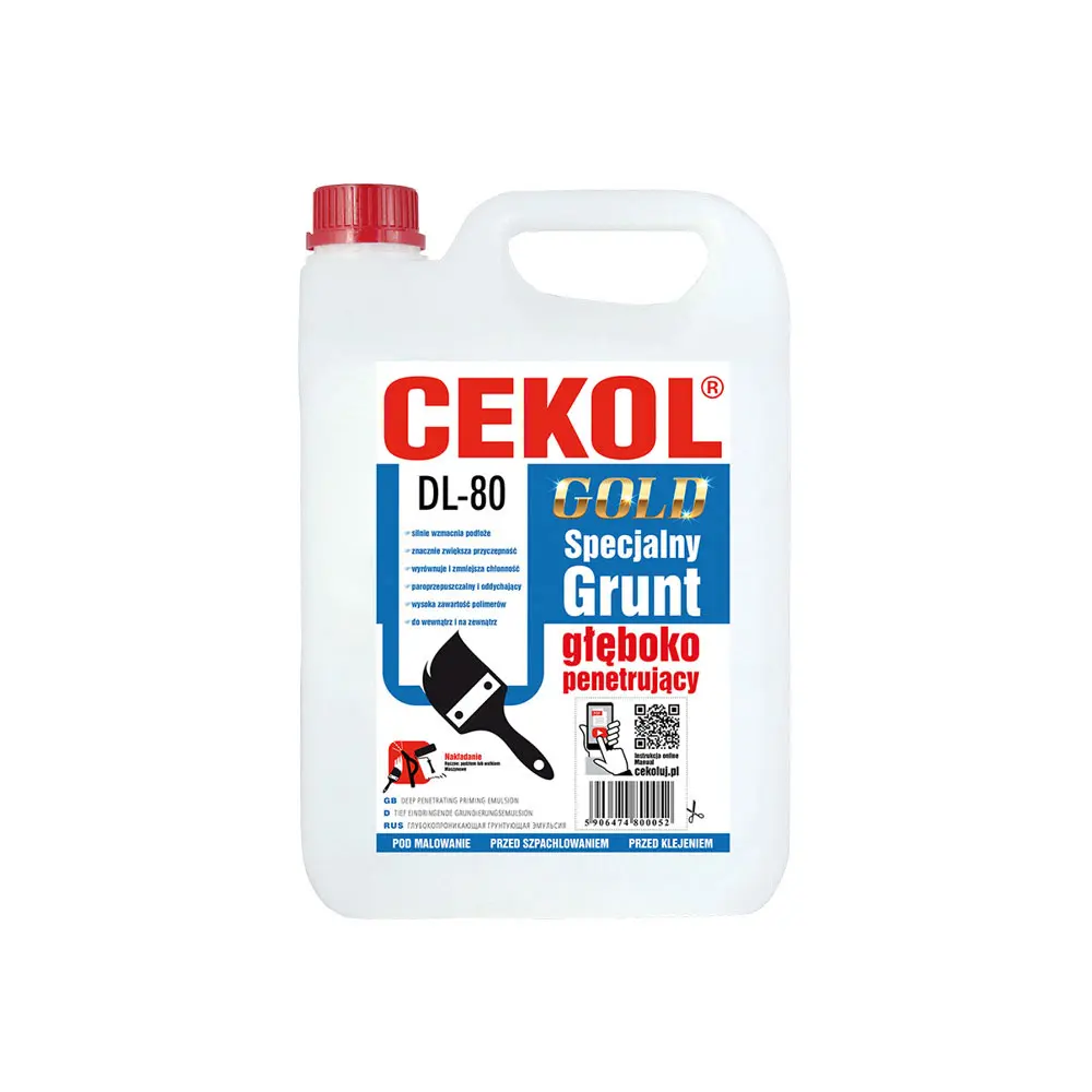 Cekol DL-80 deep penetrating primer - 5kg