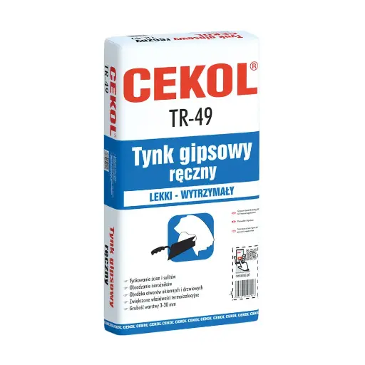 [112414] Cekol TR-49 lightweight plaster for manual application - 20kg